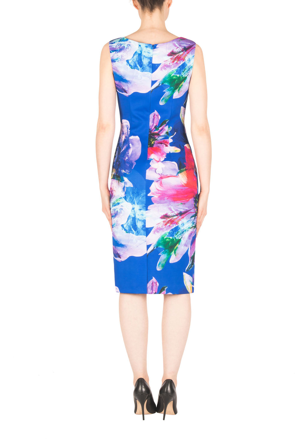 Joseph Ribkoff Blue-Multi Dress Style 183751