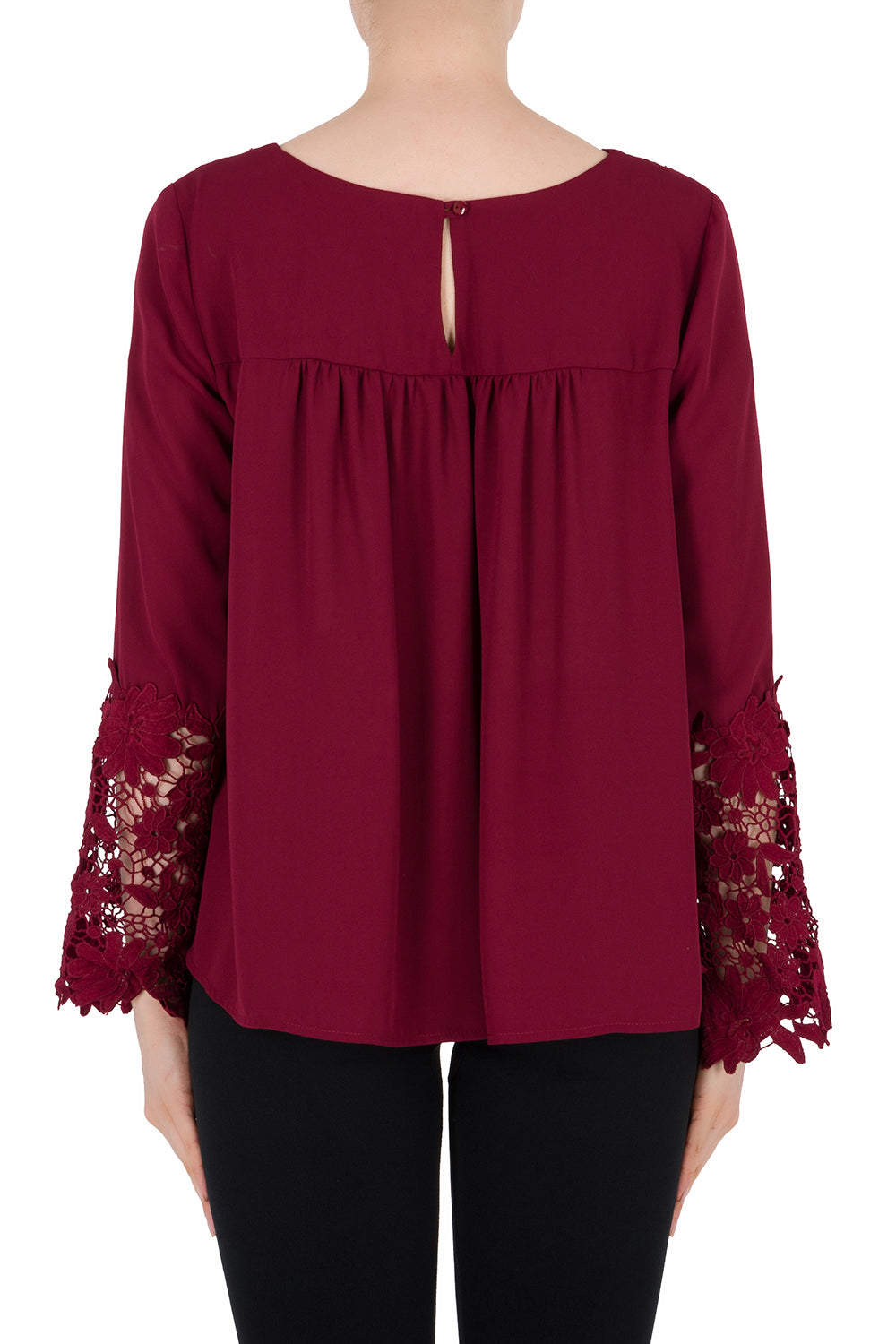 Joseph Ribkoff Cranberry Top Style 184251