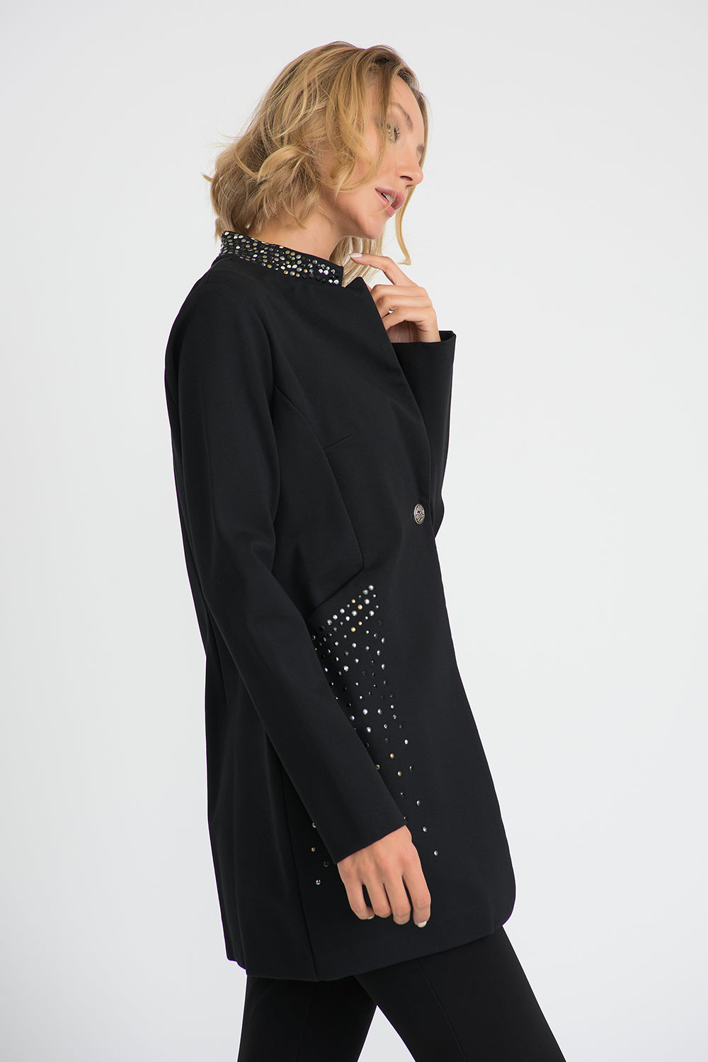 Joseph Ribkoff Black Coat Style 184359