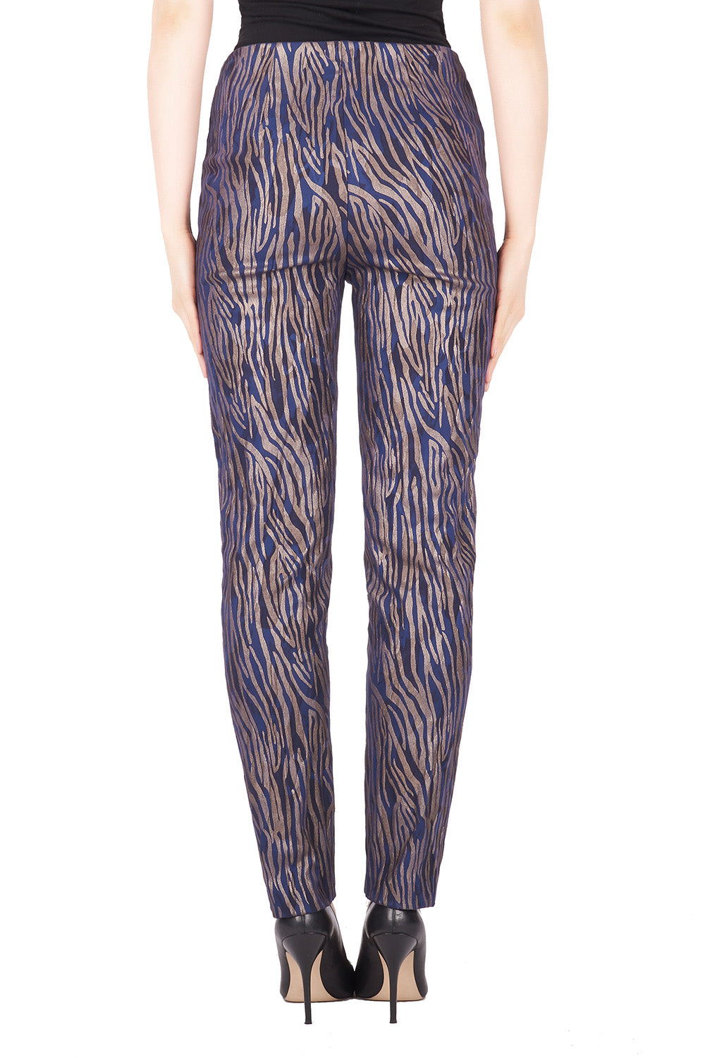 Joseph Ribkoff Navy-Copper Pant Style 184792