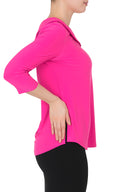 Joseph Ribkoff Neon Pink Top Style 191149