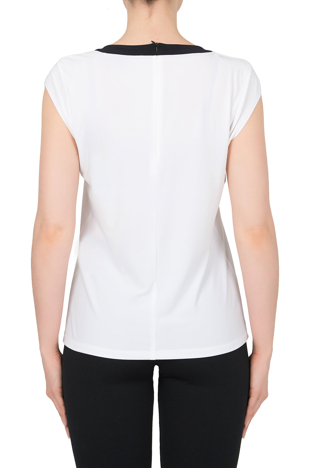 Joseph Ribkoff White-Black Top 191155