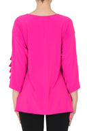 Joseph Ribkoff Neon Pink Top Style 191156