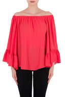 Joseph Ribkoff Flamingo Top Style 191253