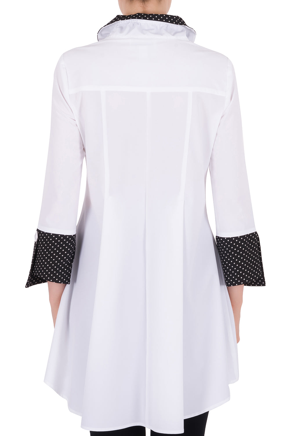 Joseph Ribkoff White-Black Blouse Style 191605