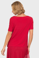 Joseph Ribkoff Lipstsick Red Top Style 192132