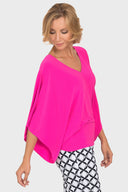 Joseph Ribkoff Neon Pink Top Style 192134