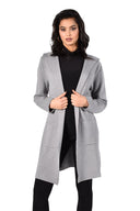 Frank Lyman Grey Knit Duster Style 193108U