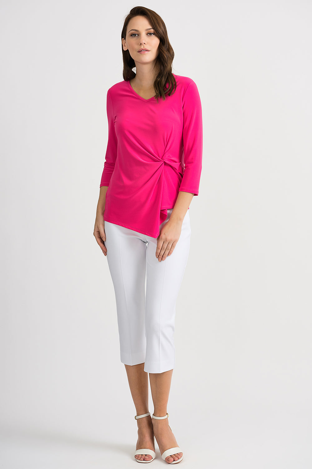 Joseph Ribkoff Hyper Pink Top Style 193138