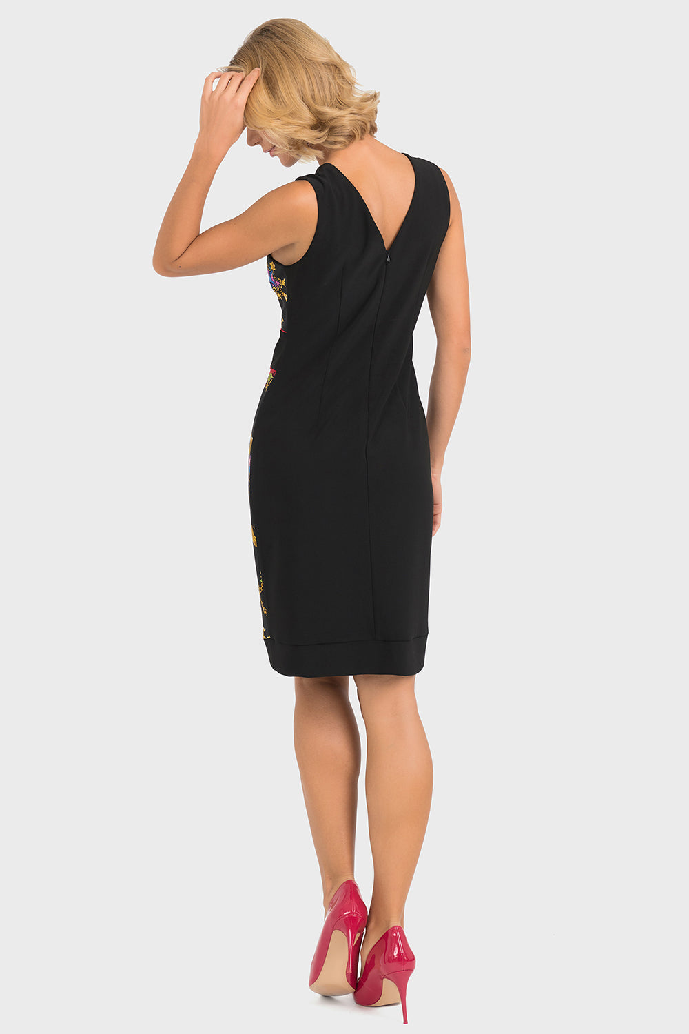 Joseph Ribkoff Black-Multi Dress Style 193677