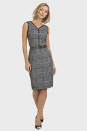 Joseph Ribkoff Grey-Multi Dress Style 193821