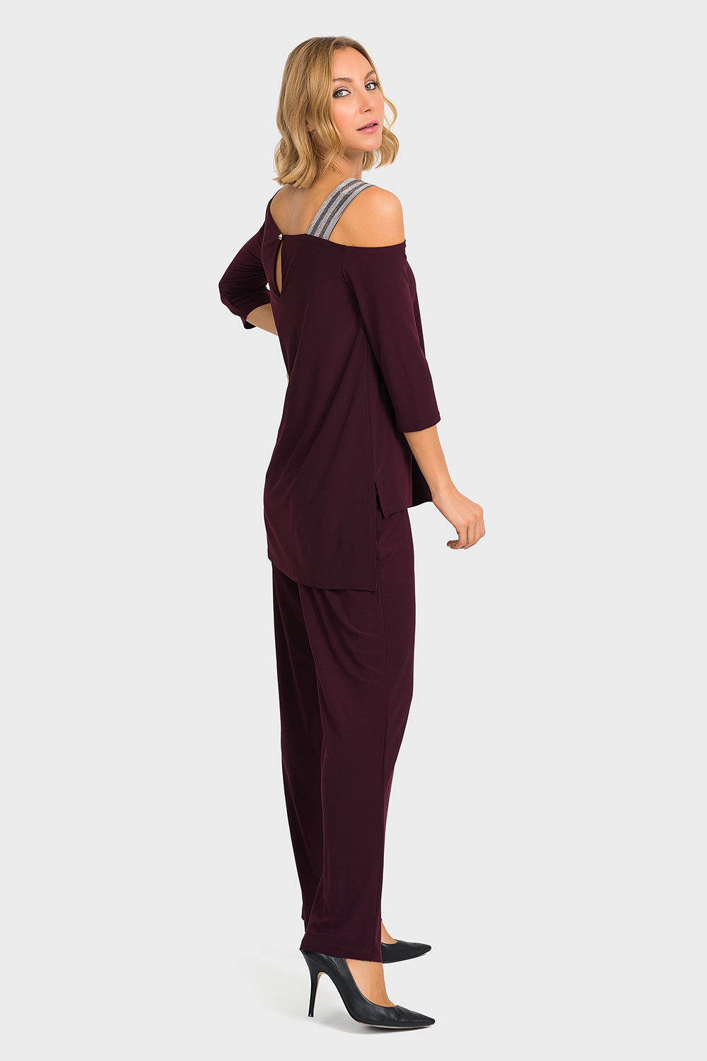 Joseph Ribkoff Blackberry Jumpsuit Style 194025