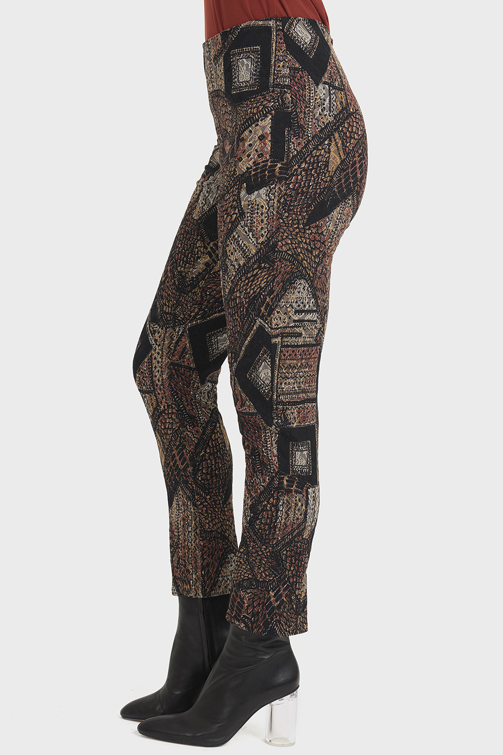 Jospeh Ribkoff Black-Multi Pants Style 194615