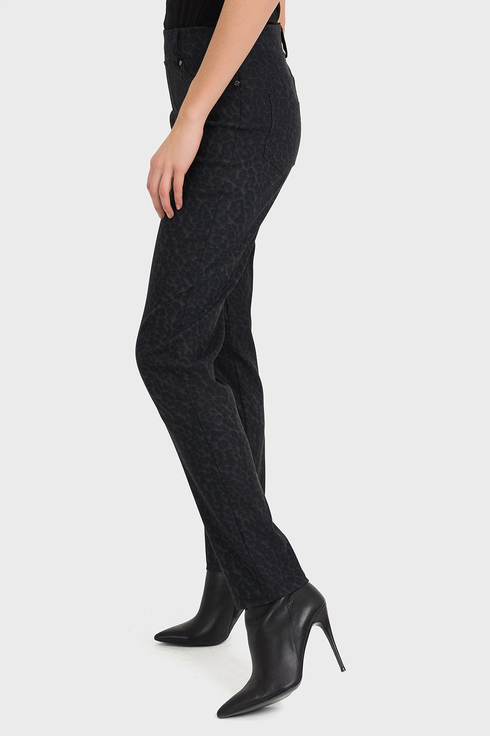 Joseph Ribkoff Black-Grey Pant Style 194693