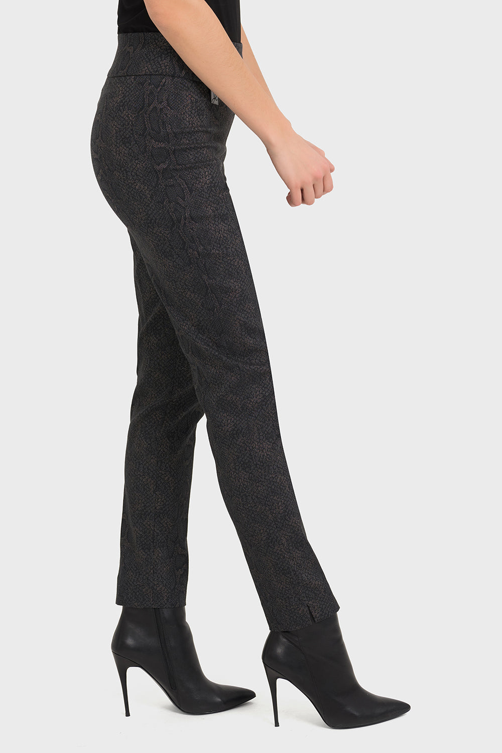 Joseph Ribkoff Black-Taupe Pant Style 194700