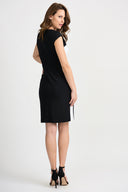 Joseph Ribkoff Black-Vanilla Dress Style 201156