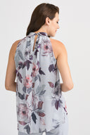 Joseph Ribkoff Grey-Multi Top Style 201223