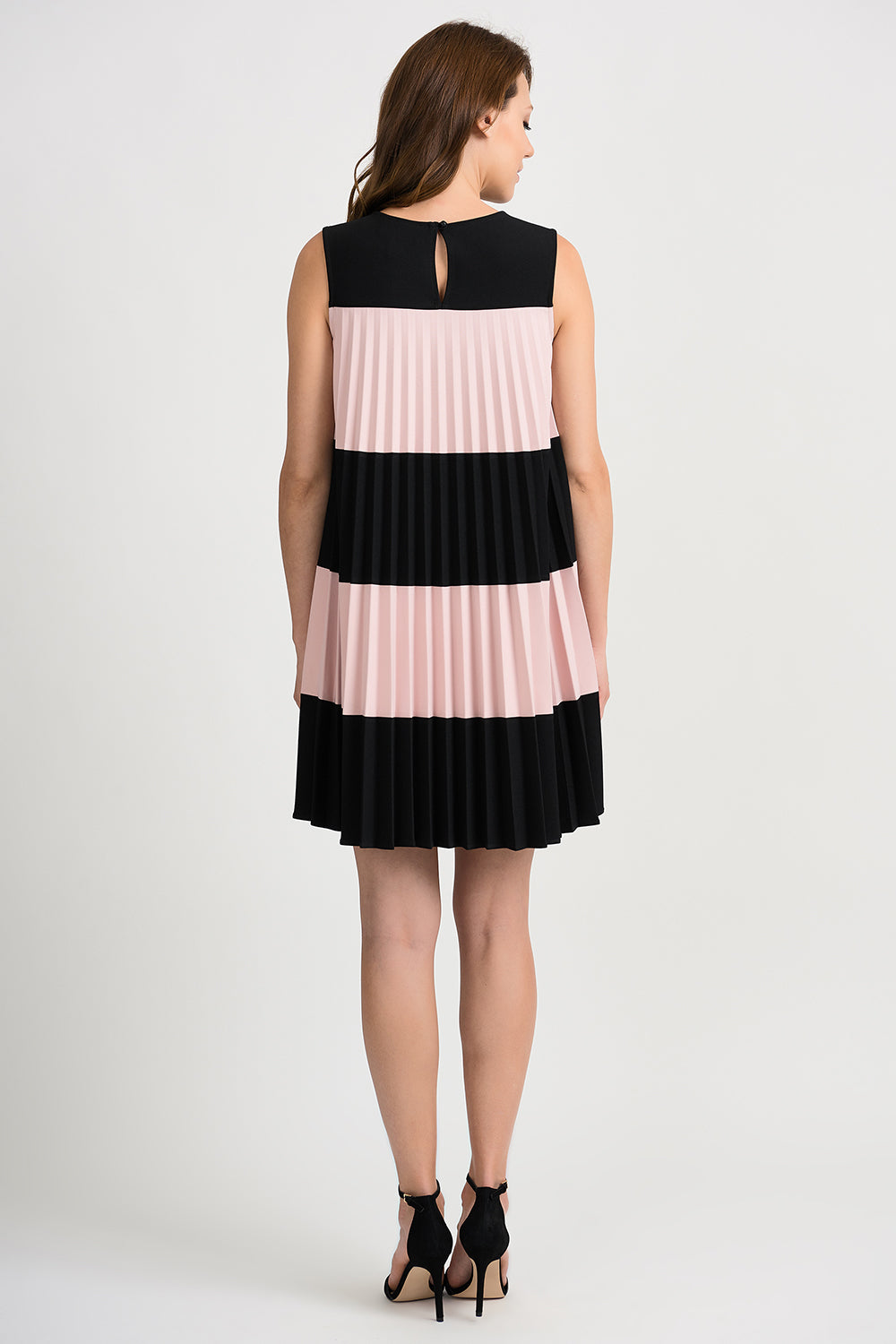 Joseph Ribkoff Black-Rose Dress Style 201402