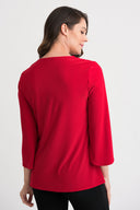 Joseph Ribkoff Lipstick Red Tunic Style 201421