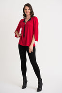 Joseph Ribkoff Lipstick Red Tunic Style 201421