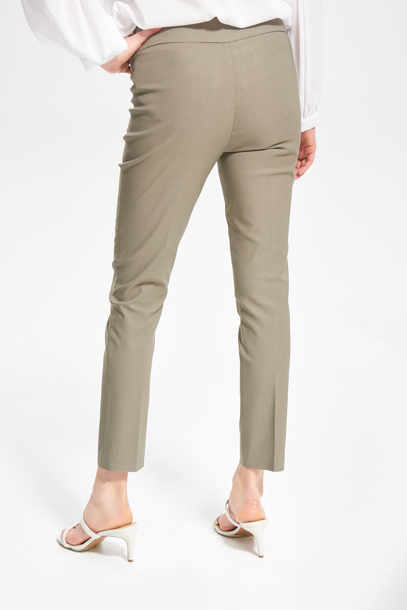 Joseph Ribkoff Eucalyptus Pleated Cropped Pants Style 201483 – Luxetire