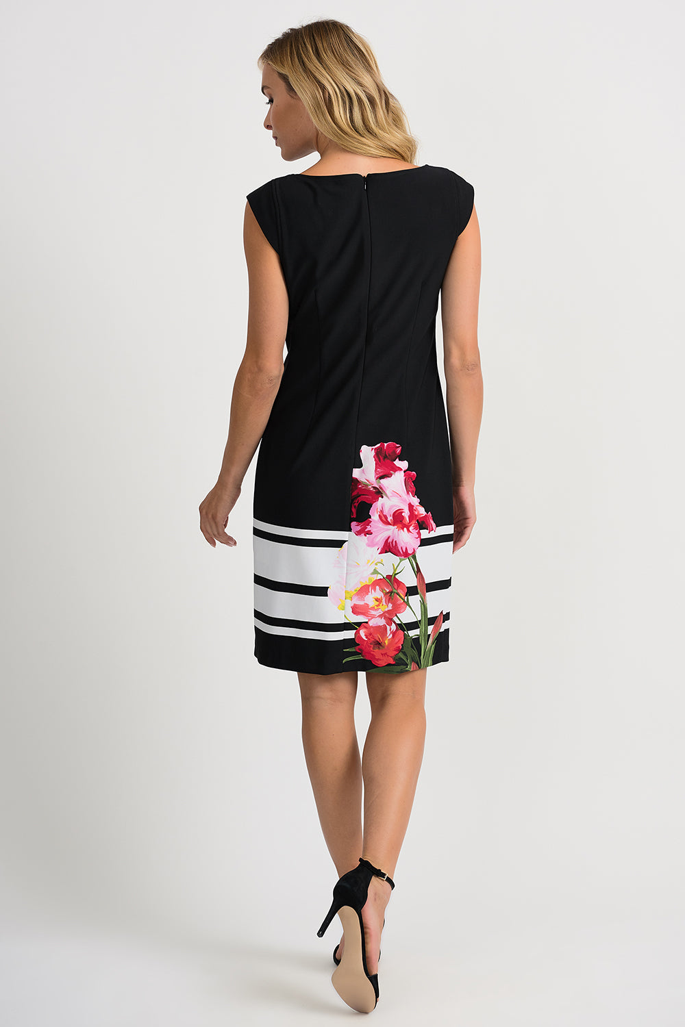 Joseph Ribkoff Black-Multi Dress Style 201643