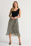 Joseph Ribkoff Beige-Black Skirt Style 202108