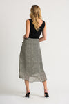 Joseph Ribkoff Beige-Black Skirt Style 202108