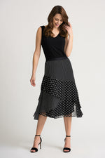 Joseph Ribkoff Black-White Skirt Style 202258