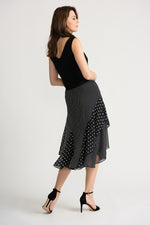 Joseph Ribkoff Black-White Skirt Style 202258