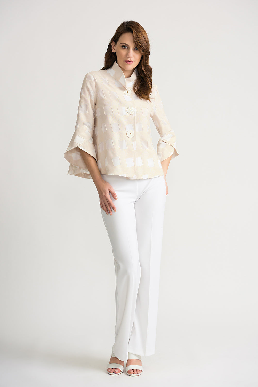 Joseph Ribkoff Beige-Off White Jacket Style 202332