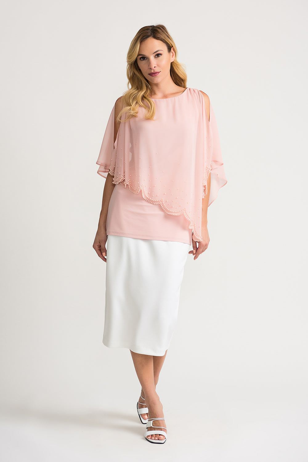 Joseph Ribkoff Rose Tunic Style 202362