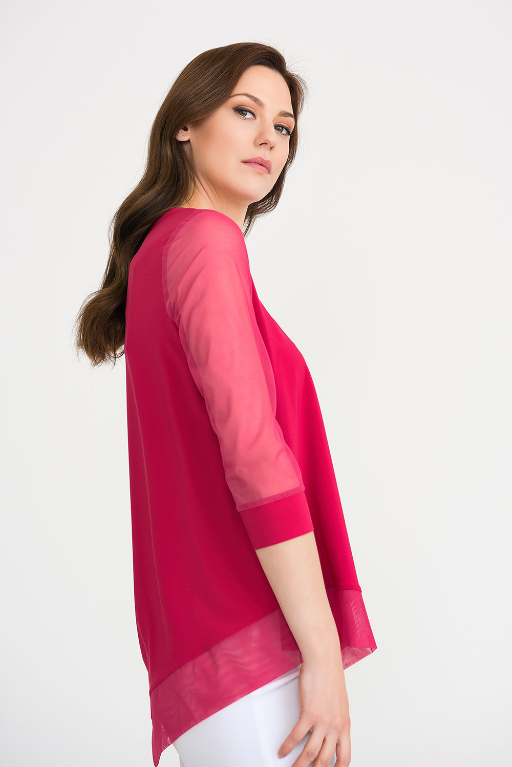 Joseph Ribkoff Cerise Top Style 202383