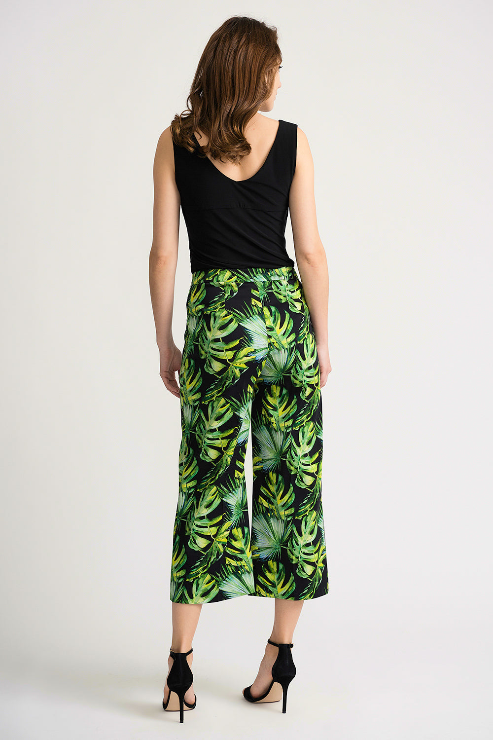 Joseph Ribkoff Black-Green-Multi Pants Style 202412