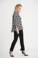 Joseph Ribkoff Black-White Jacket Style 203634