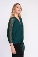 Joseph Ribkoff Pine Blouse Style 203685