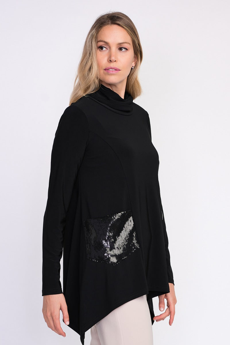 Joseph Ribkoff Black Tunic Style 204246