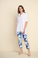 Joseph Ribkoff Button-Up Optic White Tunic Style 212285