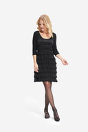 Joseph Ribkoff Black Dress Style 214071 - main