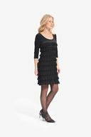 Joseph Ribkoff Black Dress Style 214071 - side