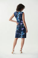 Joseph Ribkoff Midnight Blue-Multi Dress Style 221069