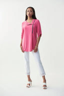 Joseph Ribkoff Raspberry Sorbet Top Style 221170