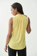 Joseph Ribkoff Limoncello Tie-Neck Top Style 221172