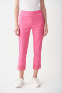 Joseph Ribkoff Raspberry Sorbet Detailed Hem Capri Style 221286