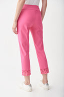 Joseph Ribkoff Raspberry Sorbet Detailed Hem Capri Style 221286