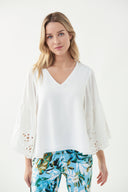 Joseph Ribkoff White Top Style 221297 - Main Image