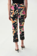 Joseph Ribkoff Black-Multi Floral Print Pants Style 221319