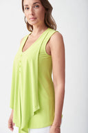 Joseph Ribkoff Margarita Layered Sleeveless Top Style 221357