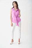 Joseph Ribkoff Wild Lavender Sleeveless Blouse Style 221378