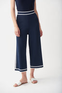 Joseph Ribkoff Navy-Vanilla Pants Style 221928